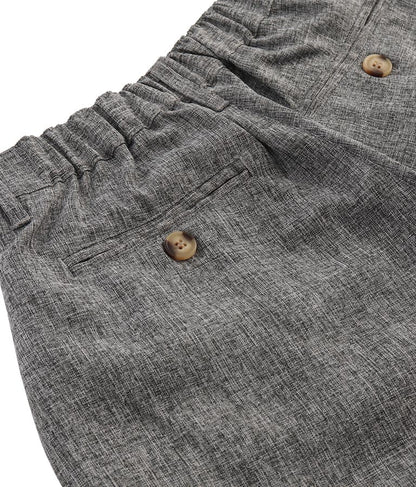 麻タッチショートパンツ 522-6286