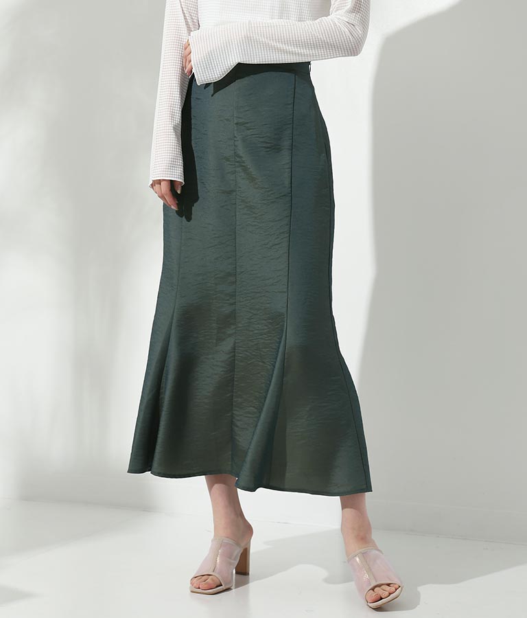 シャンブレーマーメイドスカート