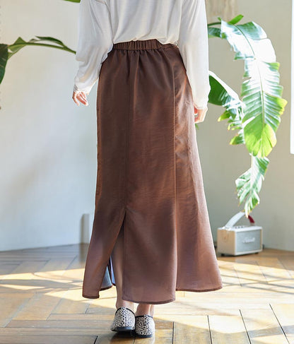 シャンブレーマーメイドスカート 521-6276