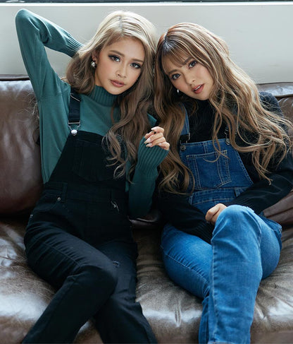 サイドカット スキニー サロペット 797-8357