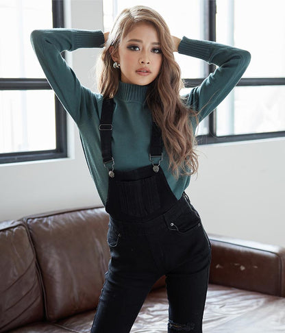 サイドカット スキニー サロペット 797-8357