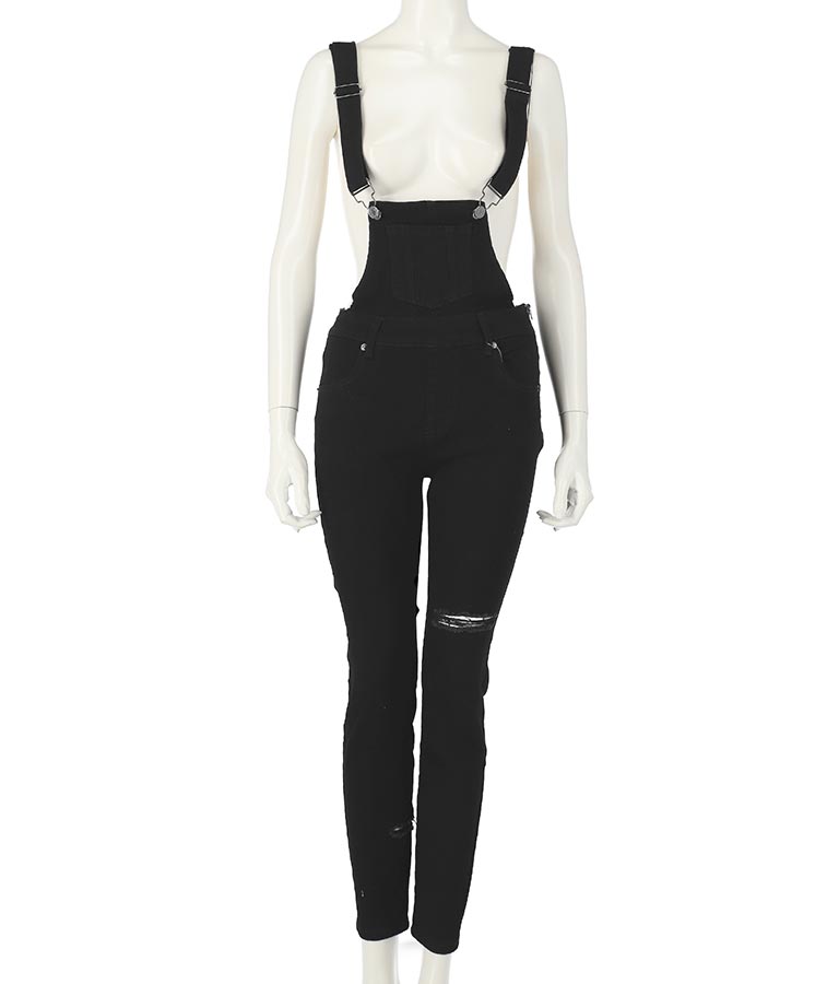 サイドカット スキニー サロペット 797-8357