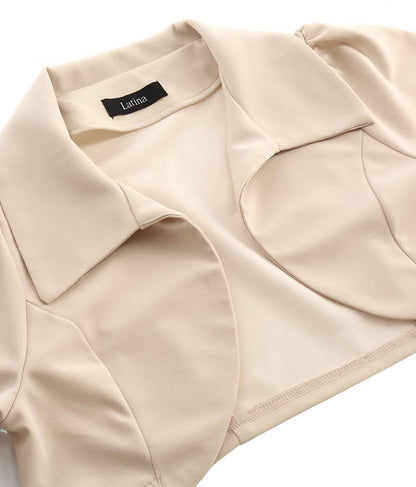 カット ジョーゼット ショート ジャケット  495-2475