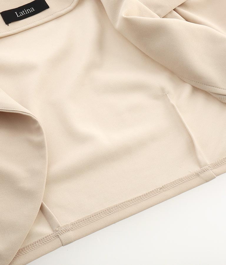 カット ジョーゼット ショート ジャケット  495-2475