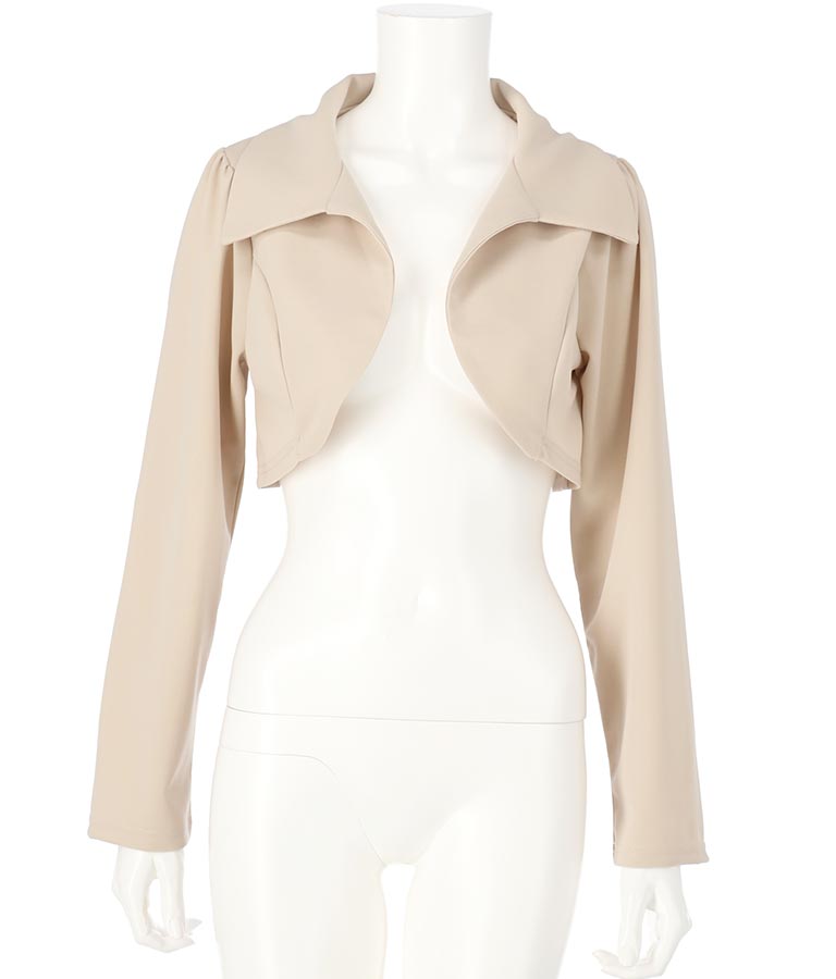 カット ジョーゼット ショート ジャケット  495-2475