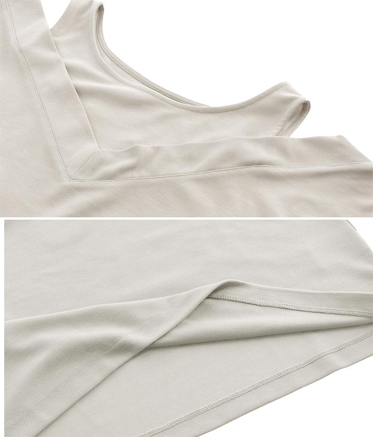 カットソードッキングデザイントップスカットソー 793-8788