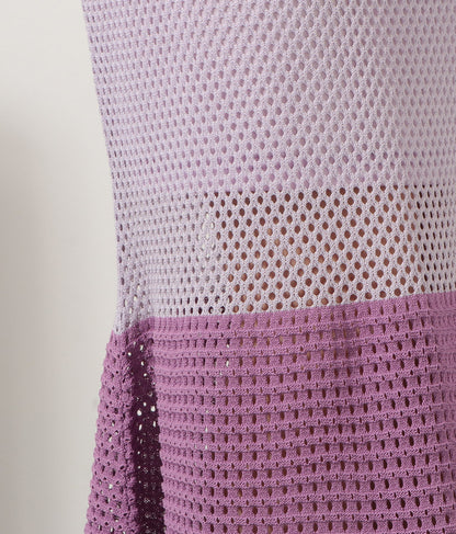 サマーニット 配色 マーメイド スカート 521-6369