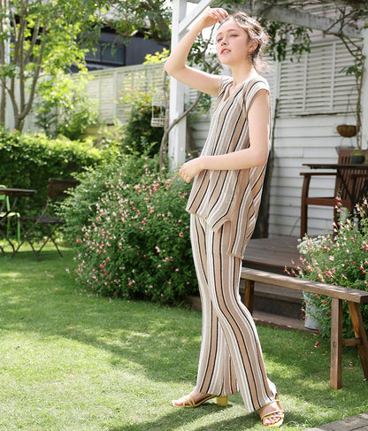 ニット フレア パンツ  152-5229