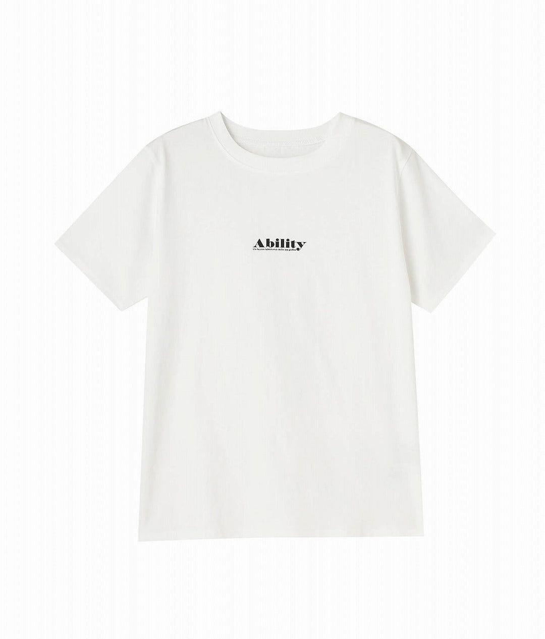天竺スモールロゴプリントTシャツ 363-9096