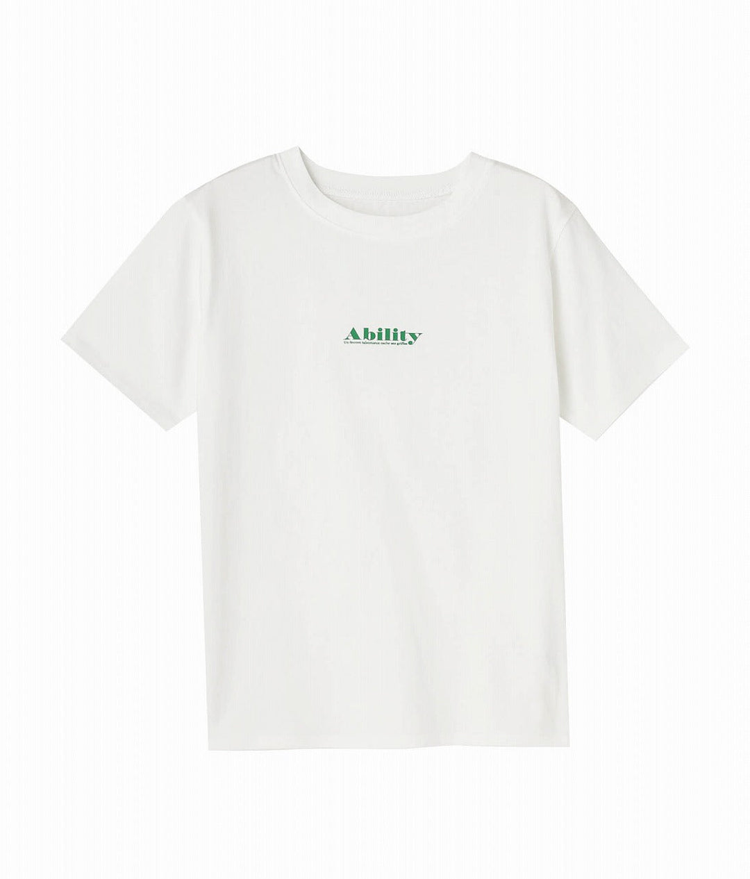 天竺スモールロゴプリントTシャツ 363-9096