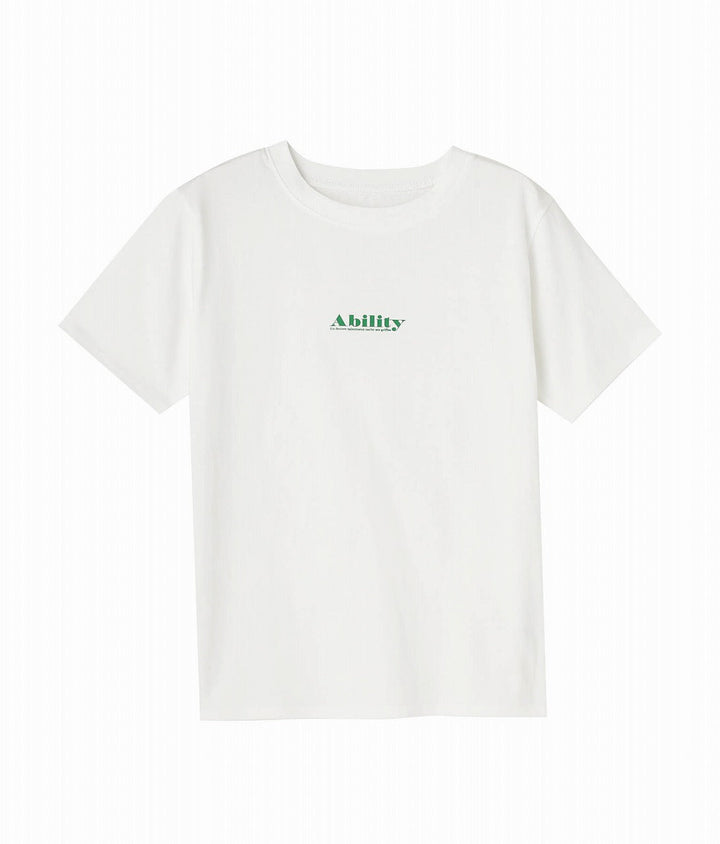 天竺スモールロゴプリントTシャツ 363-9096