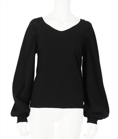 ラグラン ボリュームスリーブ リブ トップス カットソー 523-6589