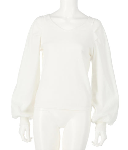 ラグラン ボリュームスリーブ リブ トップス カットソー 523-6589