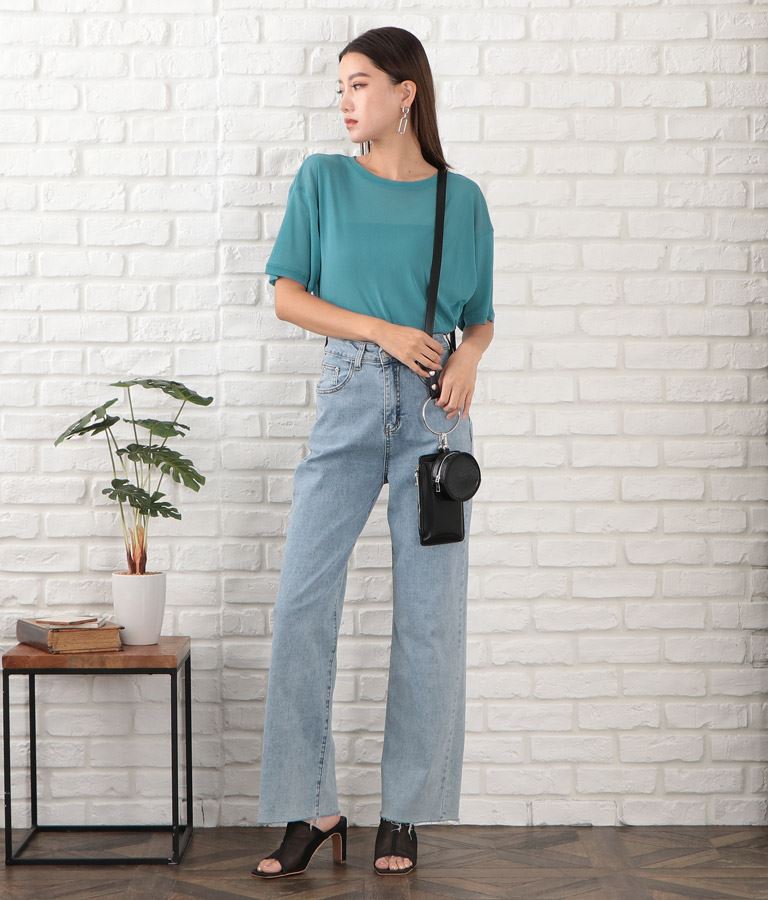 シアーネットTシャツ 493-2393