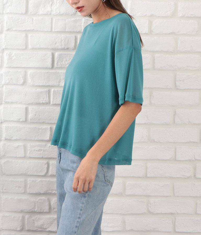 シアーネットTシャツ 493-2393