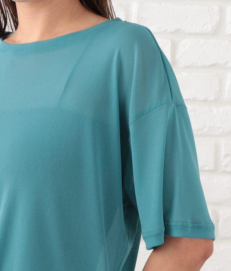 シアーネットTシャツ 493-2393