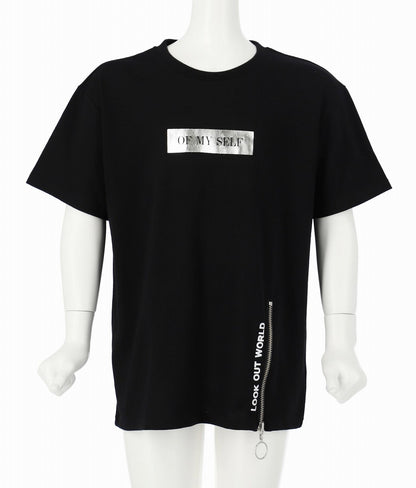 リングジップ スリット ビッグ Tシャツ  423-2799