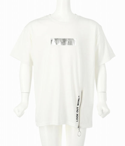 リングジップ スリット ビッグ Tシャツ  423-2799