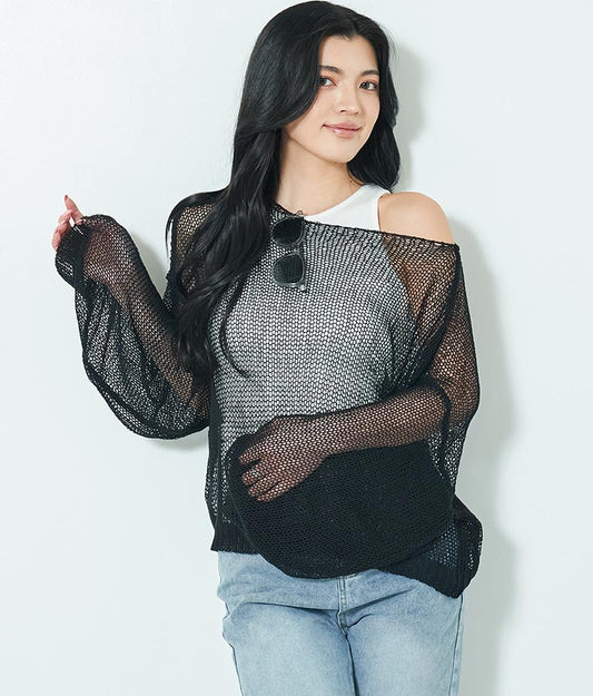 透かし編み サマーニット トップス セーター 793-8855