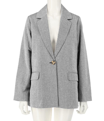 コットンリネンヘリンボーンテーラードジャケット 794-8379