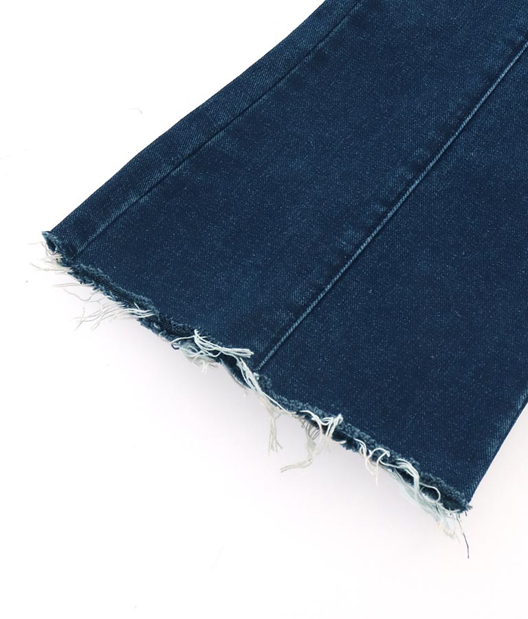 バックゴム フレア デニム パンツ 792-8907