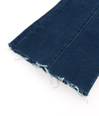 バックゴム フレア デニム パンツ 792-8907