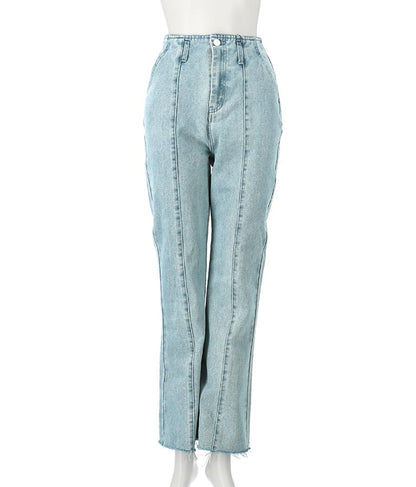 バックゴム フレア デニム パンツ 792-8907