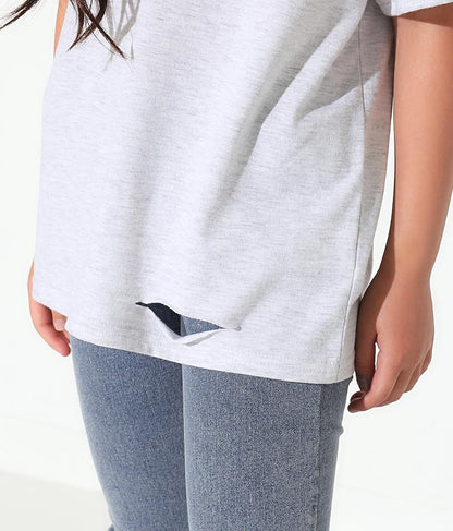 カレッジ ロゴ ダメージ ビッグ Tシャツ 423-2555