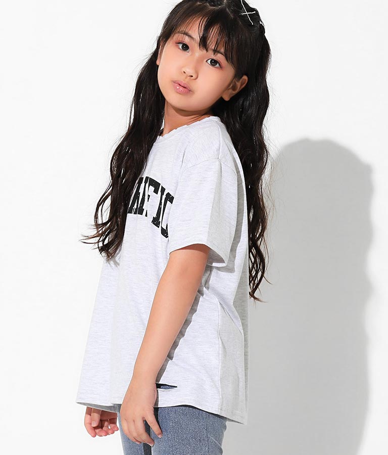 カレッジ ロゴ ダメージ ビッグ Tシャツ 423-2555