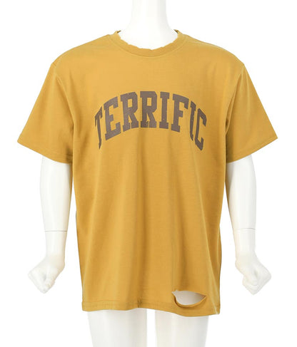 カレッジ ロゴ ダメージ ビッグ Tシャツ 423-2555