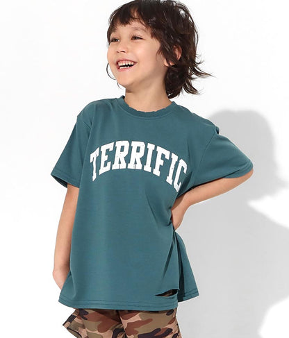 カレッジ ロゴ ダメージ ビッグ Tシャツ 423-2555