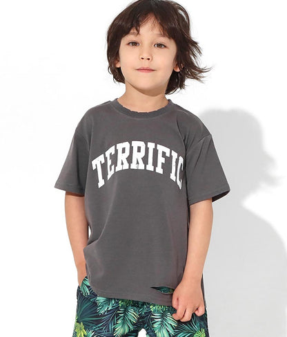 カレッジ ロゴ ダメージ ビッグ Tシャツ 423-2555