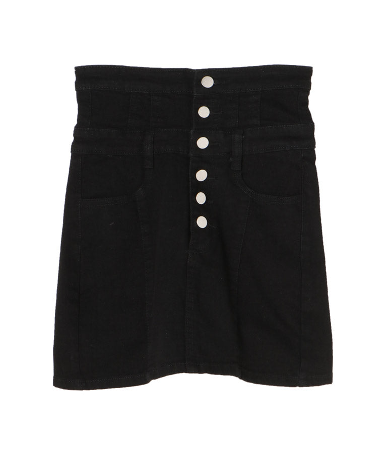 ハイウエスト デニム ミニスカート 401-8324