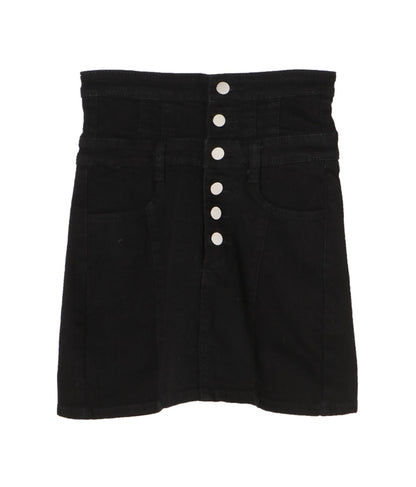 ハイウエスト デニム ミニスカート 401-8324