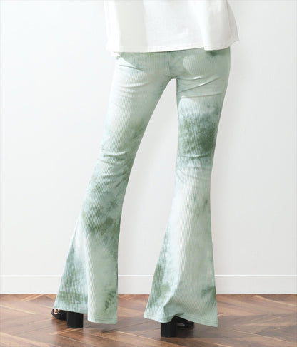 タイダイ リブ スリット フレアパンツ  152-5212