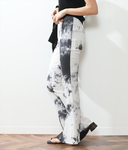 タイダイ リブ スリット フレアパンツ  152-5212