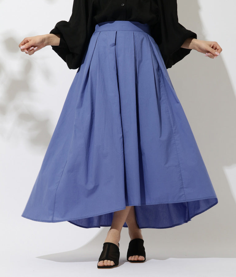 ボリューム アシンメトリー フレア スカート 521-6318