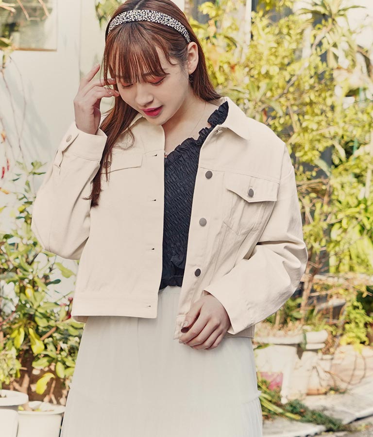 カラーツイル ショート ジャケット 524-6264