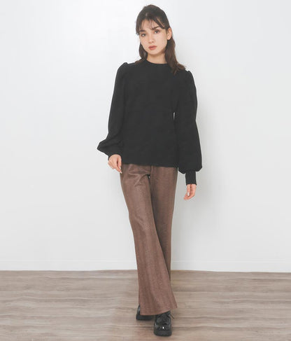 パイソン柄フレアパンツ 552-5603