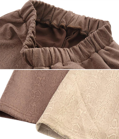 パイソン柄フレアパンツ 552-5603