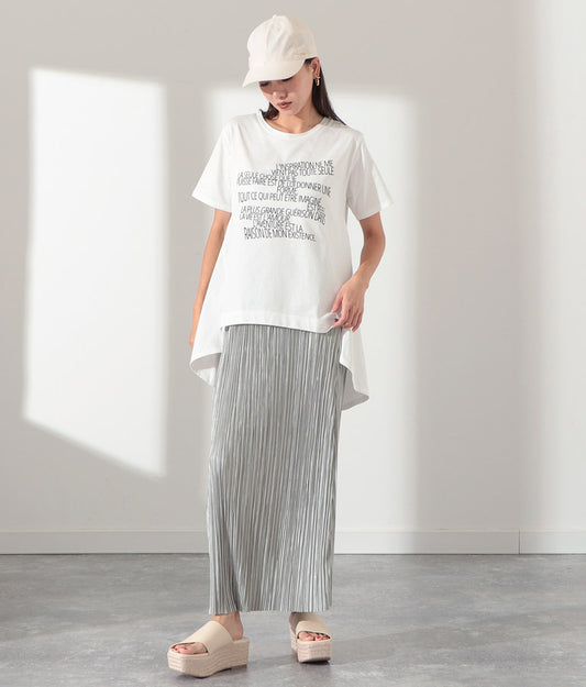 ランダムロゴバックロングプルオーバー 363-8801