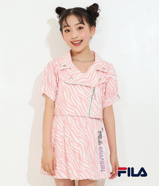 ANAPGiRL × FILA コラボ パフスリライダースジャケット 915-6877