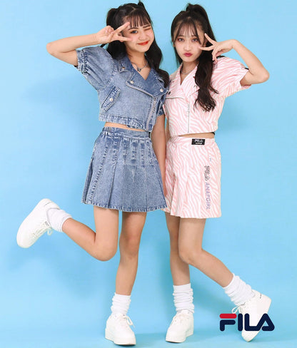 ANAPGiRL × FILA コラボ パフスリライダースジャケット 915-6877