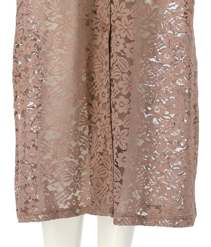 レース ロング カーディガン 524-6258