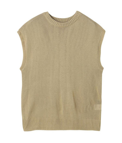 麻タッチワイドトップスニット 493-2363