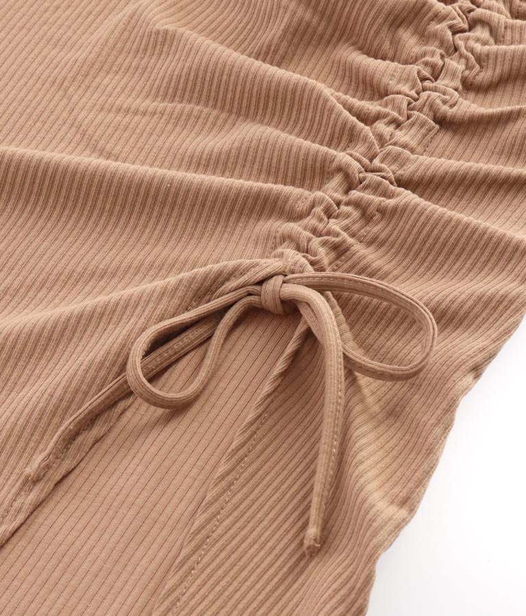 カット リブ スリット デザイン タイト スカート 791-8429