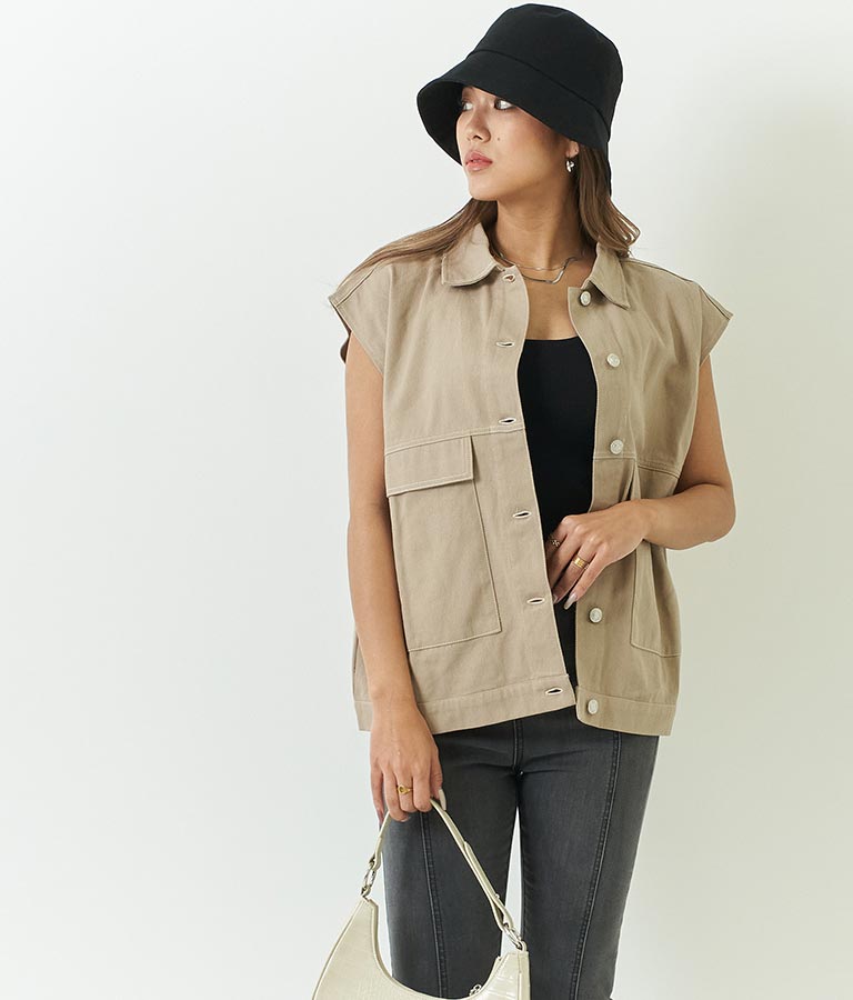 オーバーサイズ ベスト 794-8457