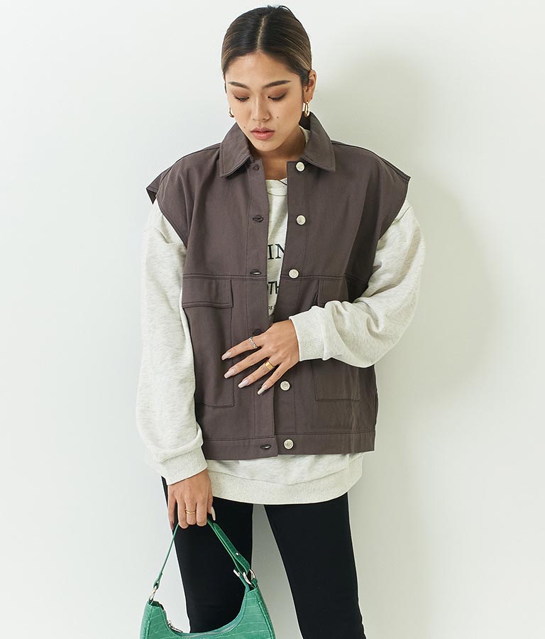 オーバーサイズ ベスト 794-8457