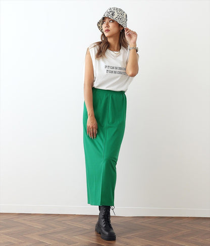 ポンチカラーナロースカート