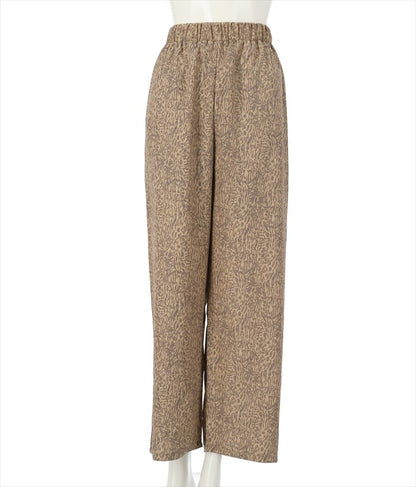 アニマルニュアンス柄ワイドパンツ 152-5220